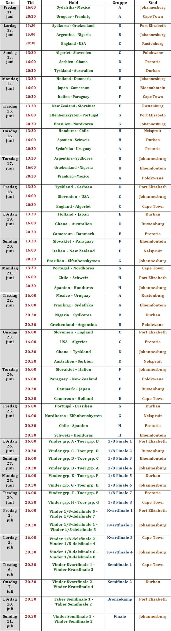 danmark vm kampprogram danmark vm kampprogram
