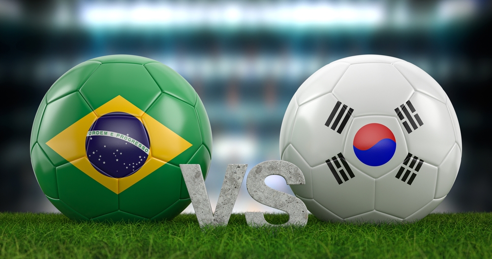 Brasilien vs Sydkorea